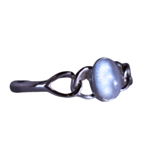 Moonstone Chain Link Cuff Bangle fine gemstone jewelry wholesale suppliers