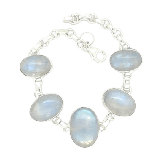 Rainbow Moonstone Ethereal Glow Bracelet wholesale genuine gemstone jewelry
