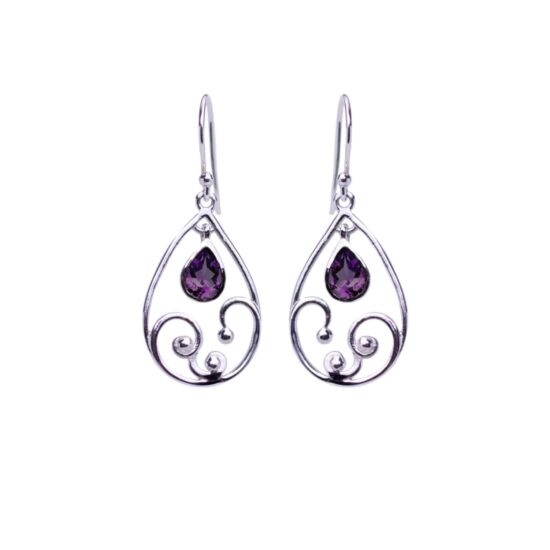 Amethyst Inner Light Earrings