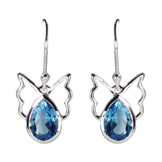 Blue Topaz Angel Earrings jewelry for your business