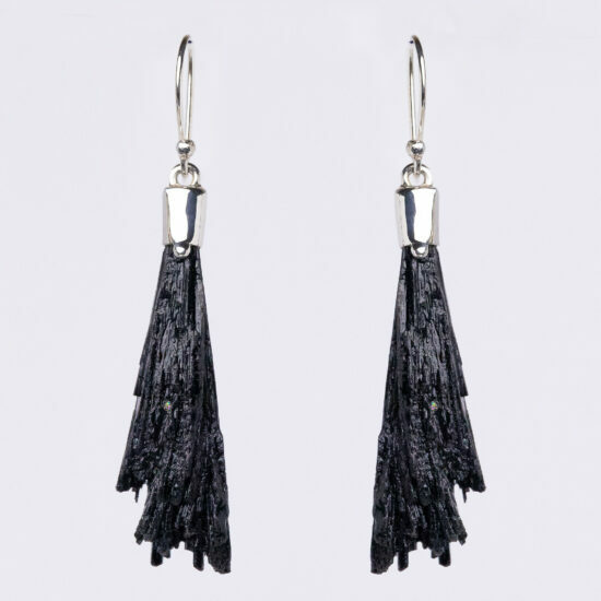 Black Kyanite Wing Earrings jewelry for your business