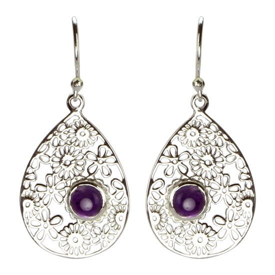 Amethyst Bouquet Earrings jewelry supplies wholesale near me
