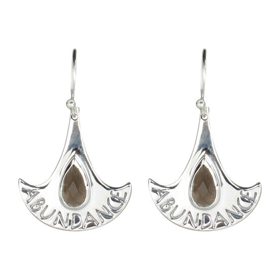 Smoky Quartz Abundance Earrings jewelry supply warehouse natural stones