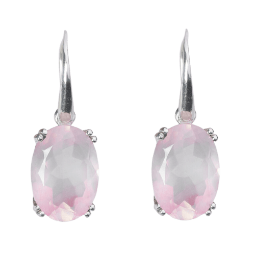 Rose Quartz Radiance Earrings bulk jewelry supplies wholesale
