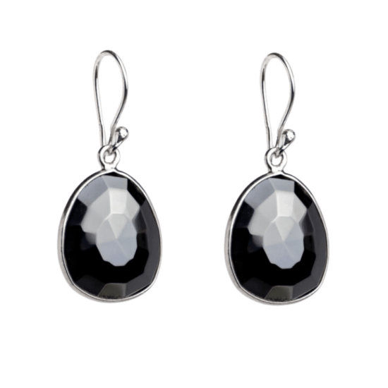 Hematite Reflect to Protect Earrings wholesale sterling silver gemstone jewelry