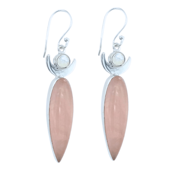 Moon Spirit Earrings unique genuine gemstone wholesale jewelry