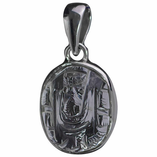 Crystal Quartz Ganesh Pendant hypoallergenic silver jewelry jewellery wholesale suppliers