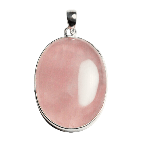 Rose Quartz Precious Pendant wholesale jewelry manufacturers genuine gemstones