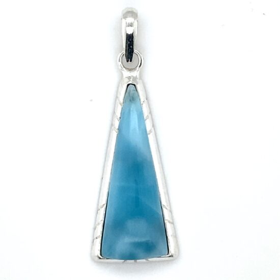 Larimar Luxuriant Pendant unique sterling silver gemstone jewelry