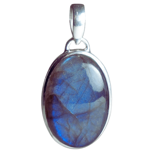Labradorite Midnight Glow Pendant Sterling Silver gemstone Jewelry setting
