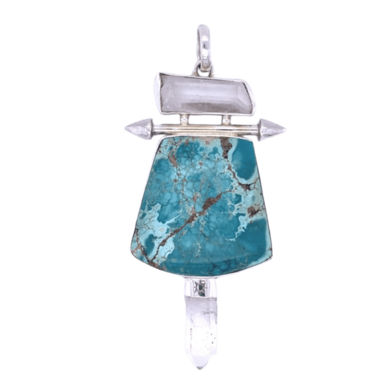 Turquoise Nevada Kingman Peace Pendant vendor direct wholesale jewelry