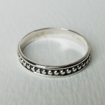 Silver Tribal Band Ring natural stones necklace supplier