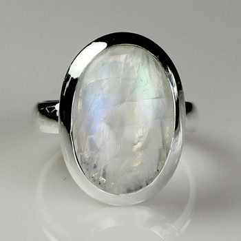 Moonstone Rainbow Miracle Ring jewelry vendors hand-picked jewelry for retailers