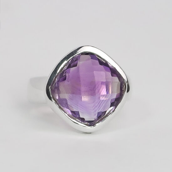 Amethyst Artful Ring wholesale sterling silver gemstone jewelry