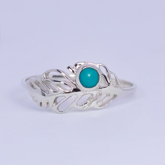 Turquoise Feather Ring grow your business jewelry collection