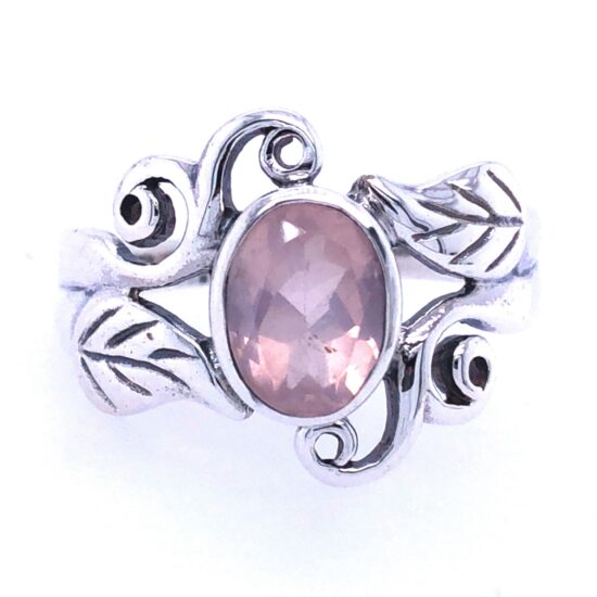 Rose Quartz Harmonious Swirls Ring love for natural gemstone wholesale jewelry