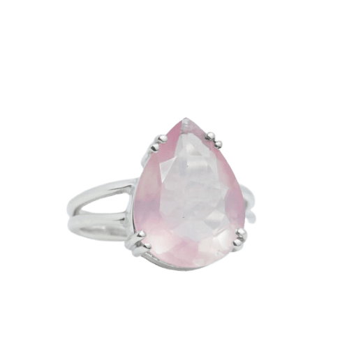 Rose Quartz Passion Ring wholesale vendor direct sterling silver