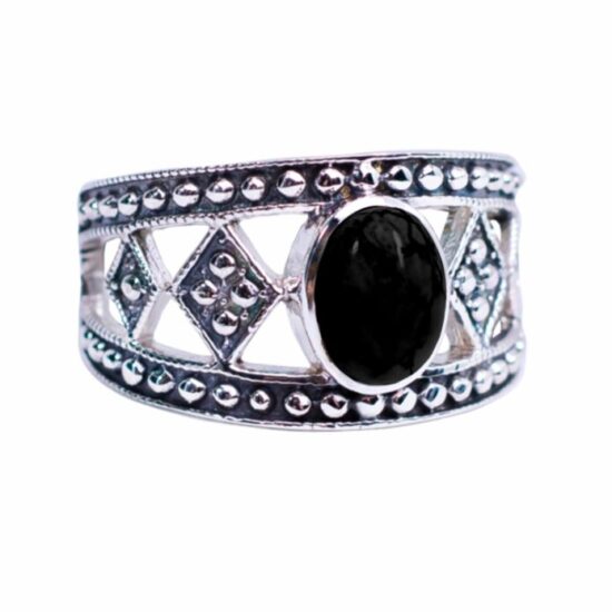Black Onyx Tribalism Unisex jewelry vendors near me bohemian jewelry