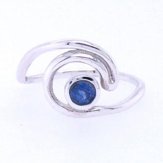 Kyanite Ocean Wave Ring wholesale sterling silver gemstone jewelry
