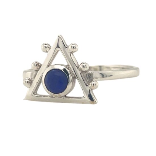 Lapis Sacred Elements Ring life is sacred uplift your energy