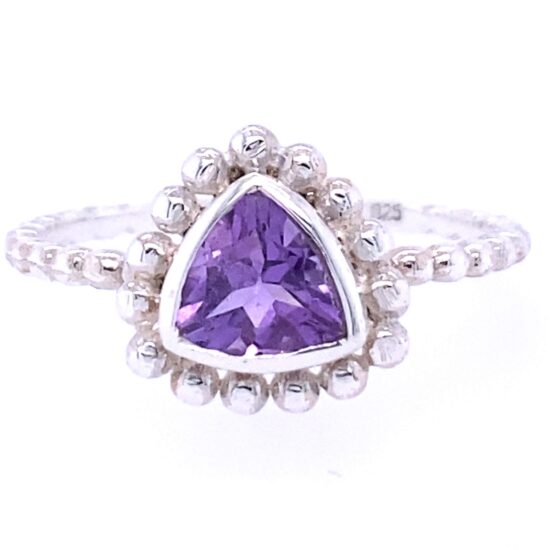 Amethyst Lovely Lady Ring wholesale jewelry made in India sold in the USA
