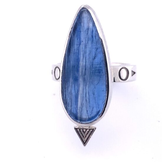 Kyanite Moon Queen Ring wholesale jewelry vendors natural stones