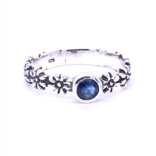 Kyanite Daisy Chain Ring wholesale sterling silver gemstone jewelry