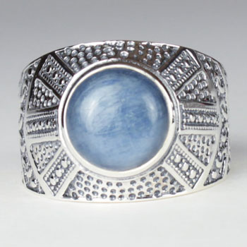 Kyanite Thor's Thunder Unisex Ring