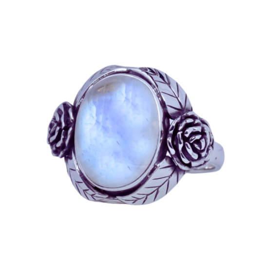 Moonstone Rose Ring jewelry vendors near me new age