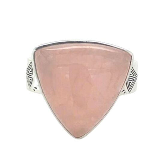 Rose Quartz Serenade Ring