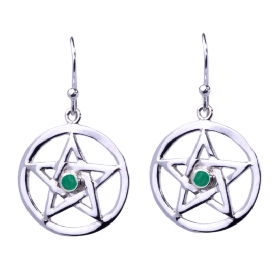 Sapphire Pentacle Earrings jewelry supply warehouse jewelry vendor and supplier