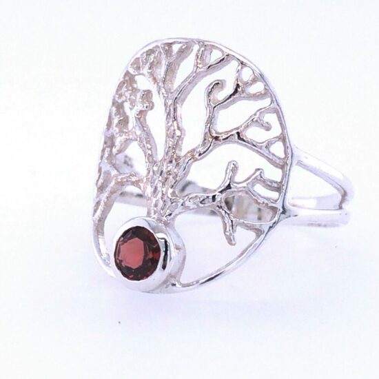 Garnet Tree of Life Ring jewelry supply warehouse bulk jewelry