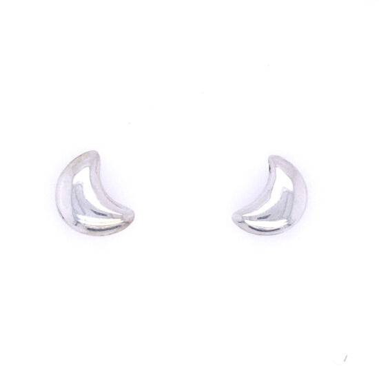 Crescent Moon Stud Earrings 925 silver best jewelry suppliers